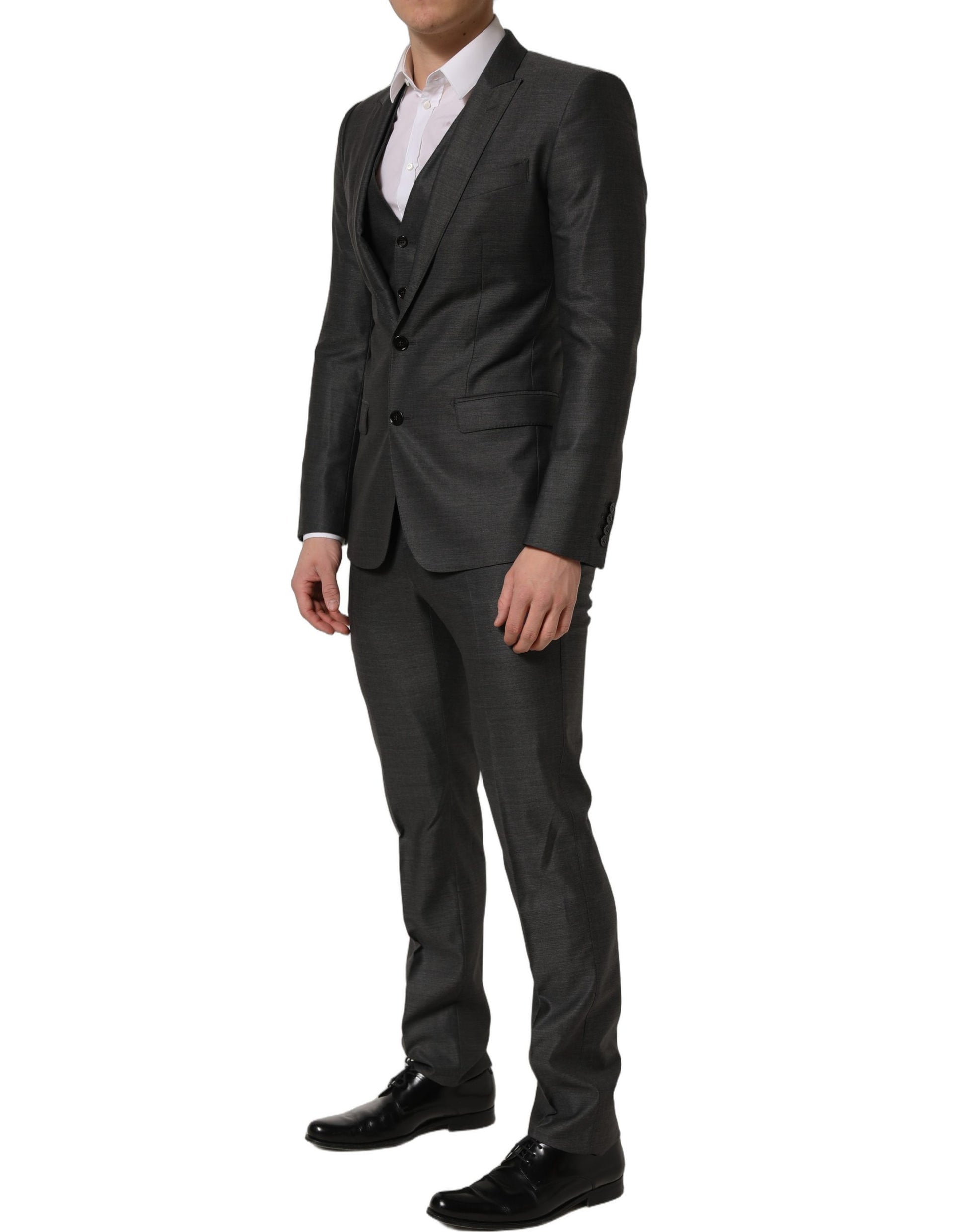 Dolce & Gabbana Gray Designer Fashion side view
