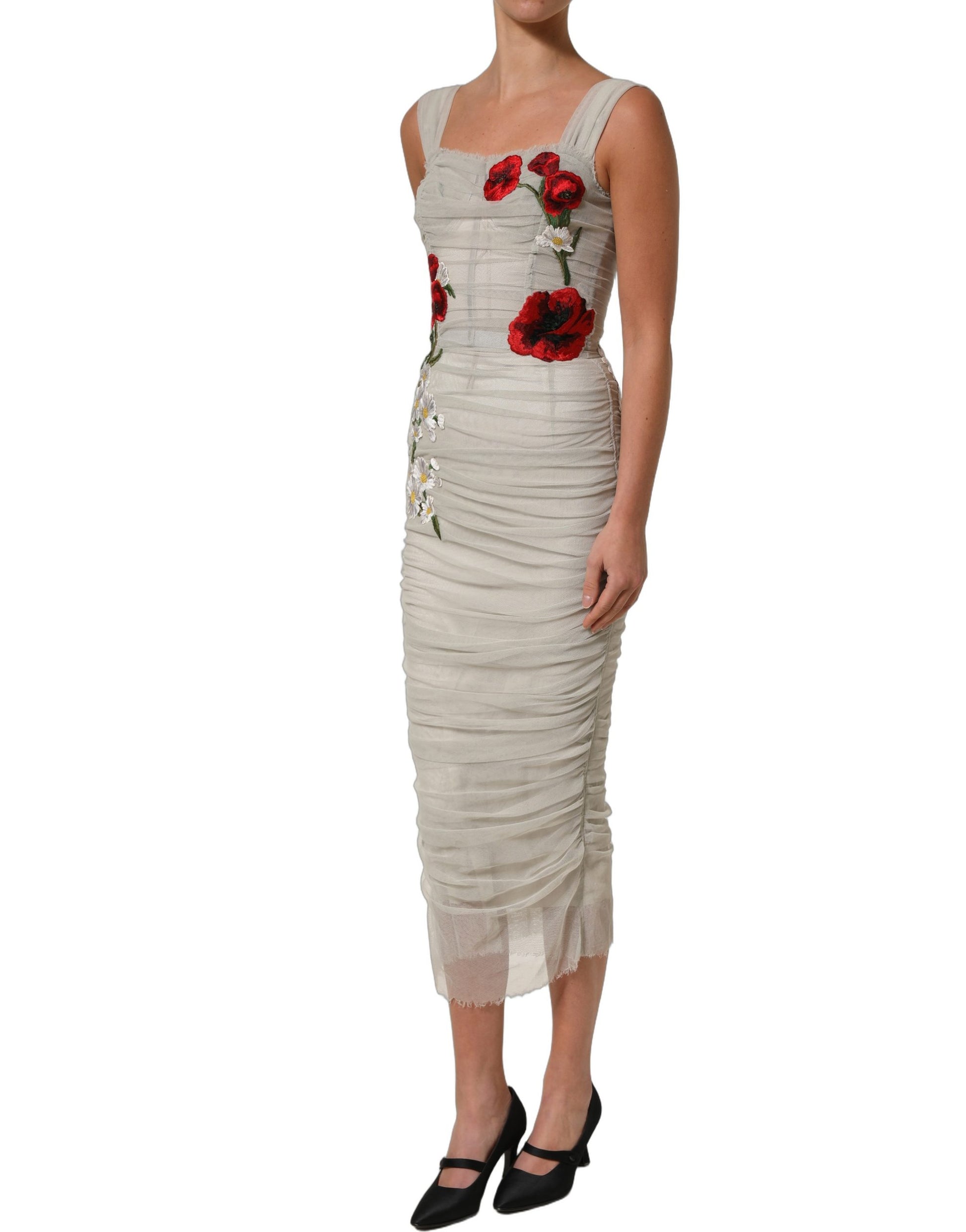 Dolce & Gabbana Gray Designer Fashion side view