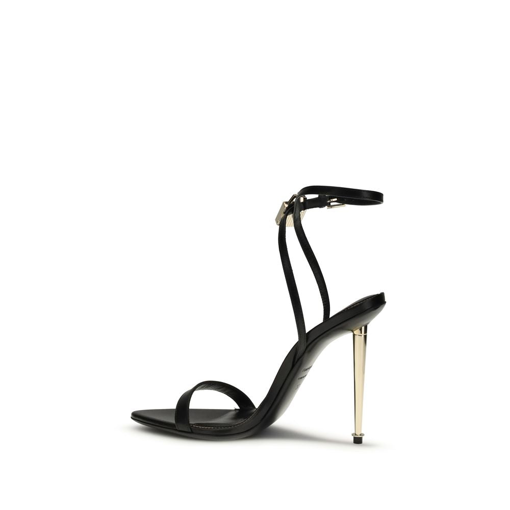 Tom Ford Black Sandals detail view