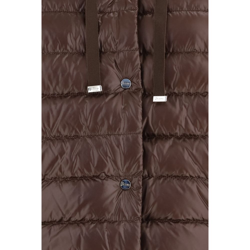 Herno Brown Jacket detail view