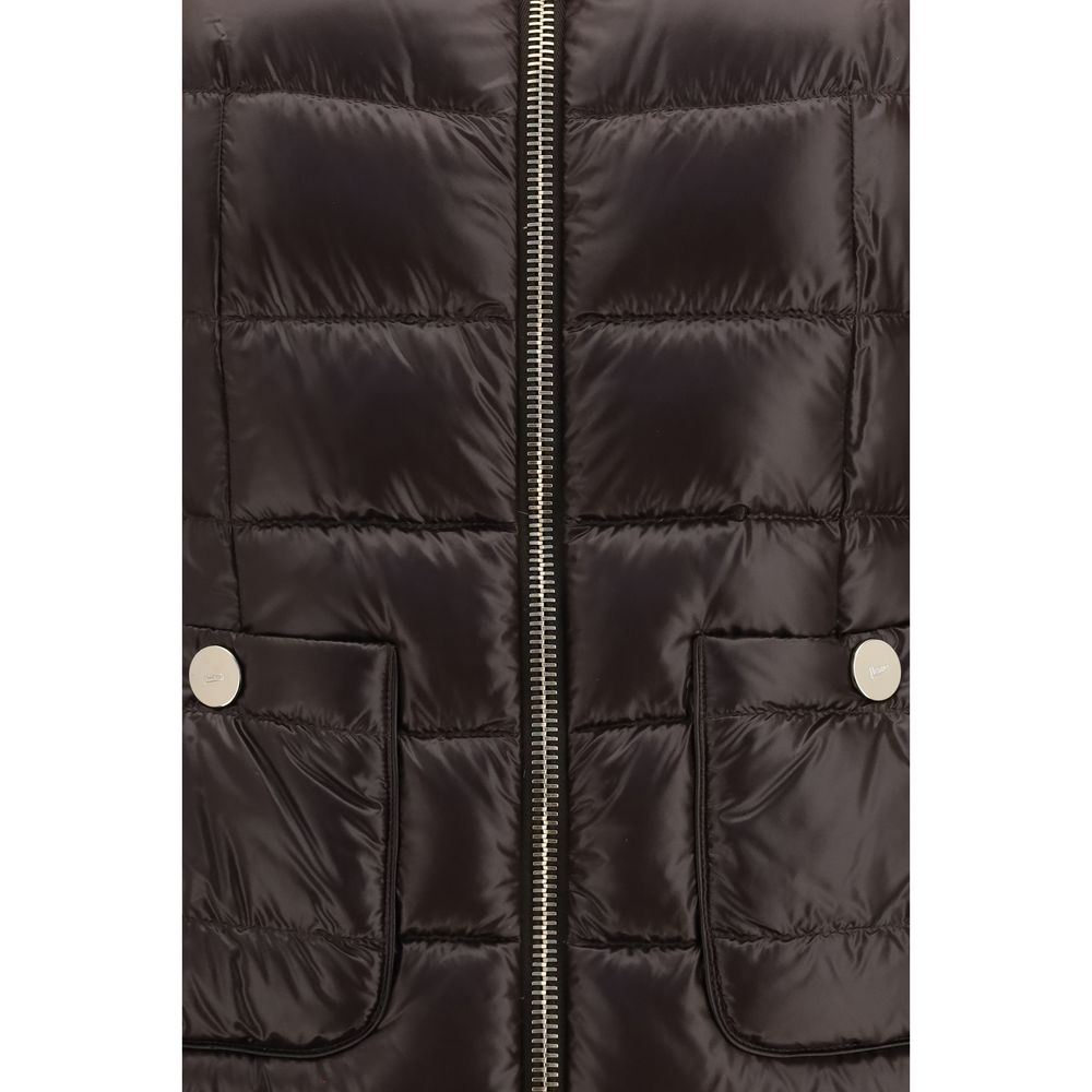 Herno Brown Jacket detail view