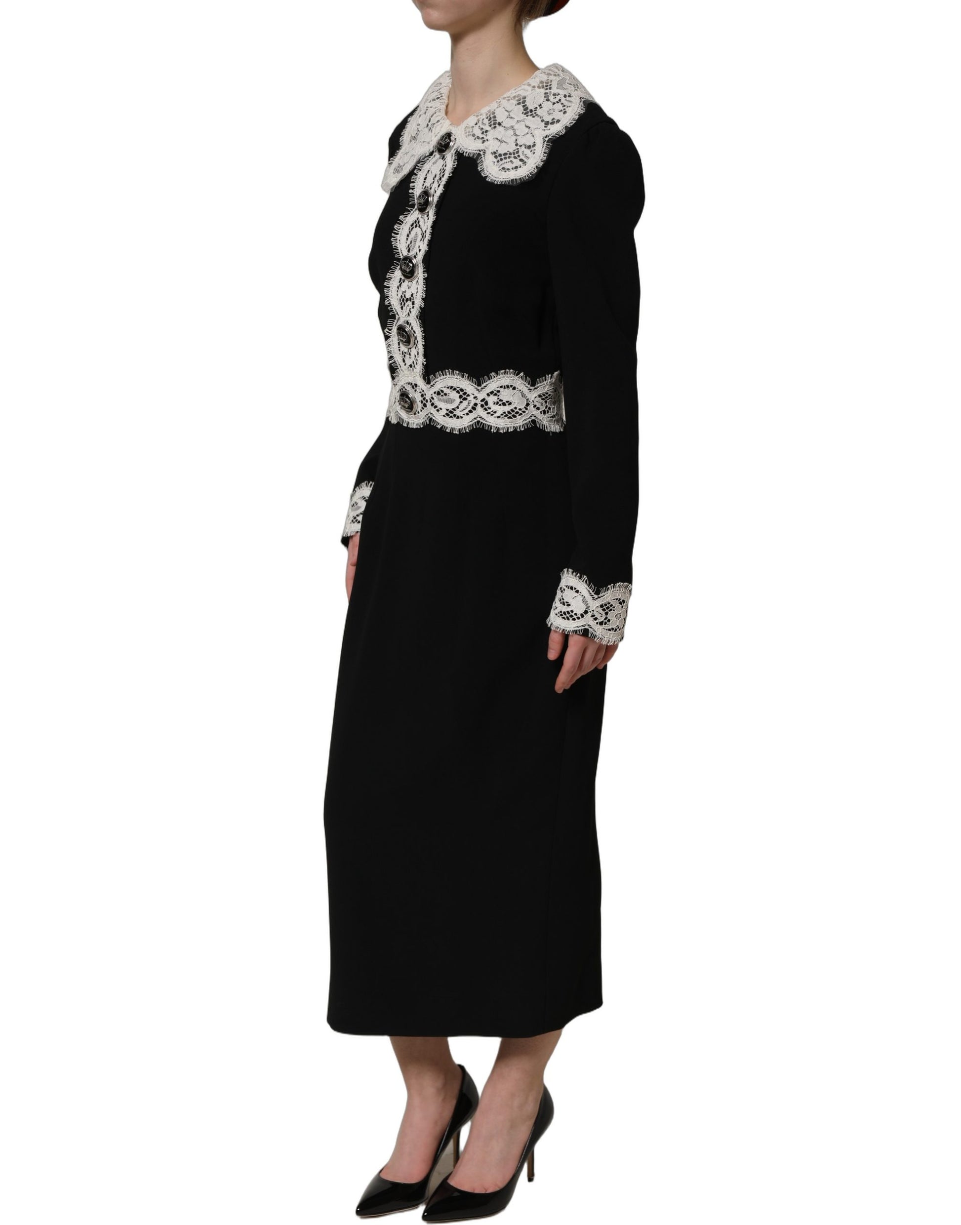 Dolce & Gabbana Black Designer Fashion side view