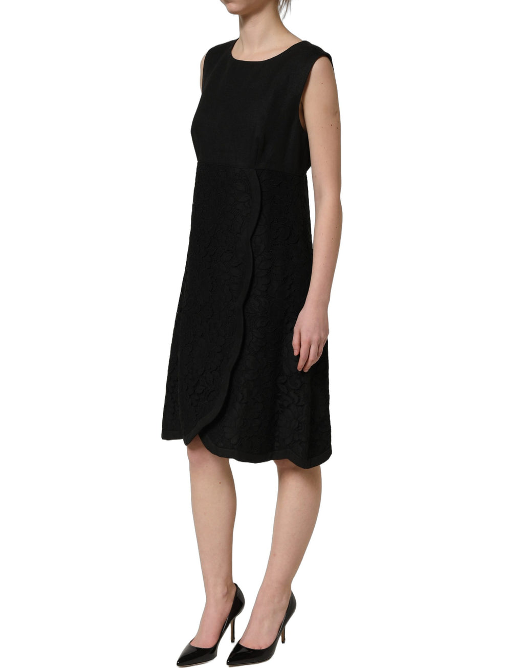 Dolce & Gabbana Black Designer Fashion side view