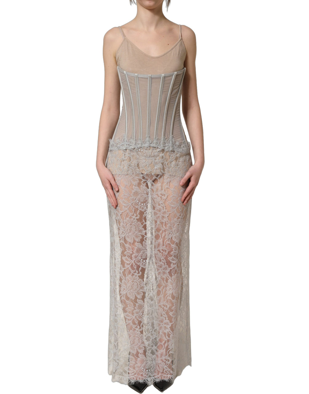 Dolce & Gabbana Gray Designer Fashion detail view