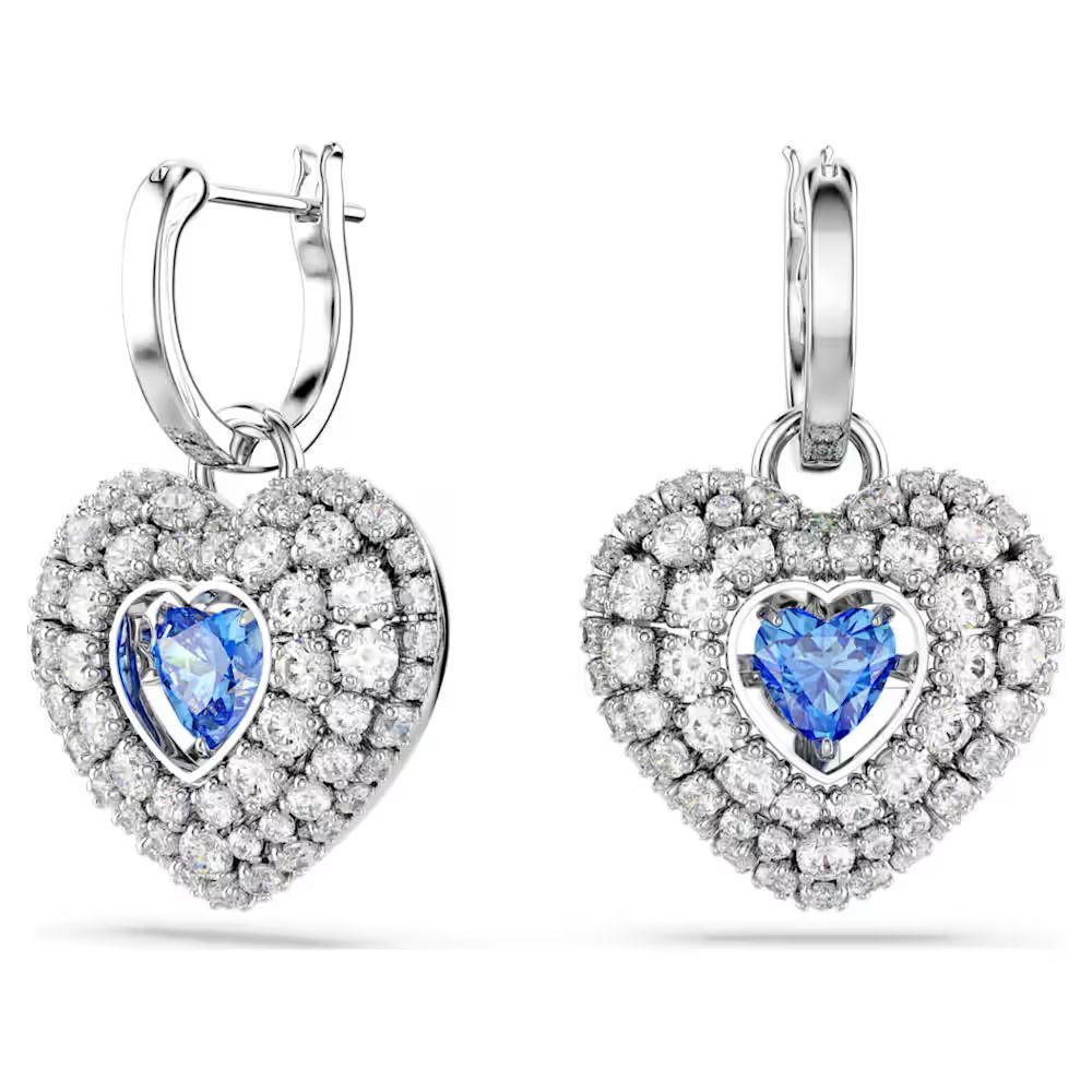 Swarovski Gray Stainless Steel Earrings