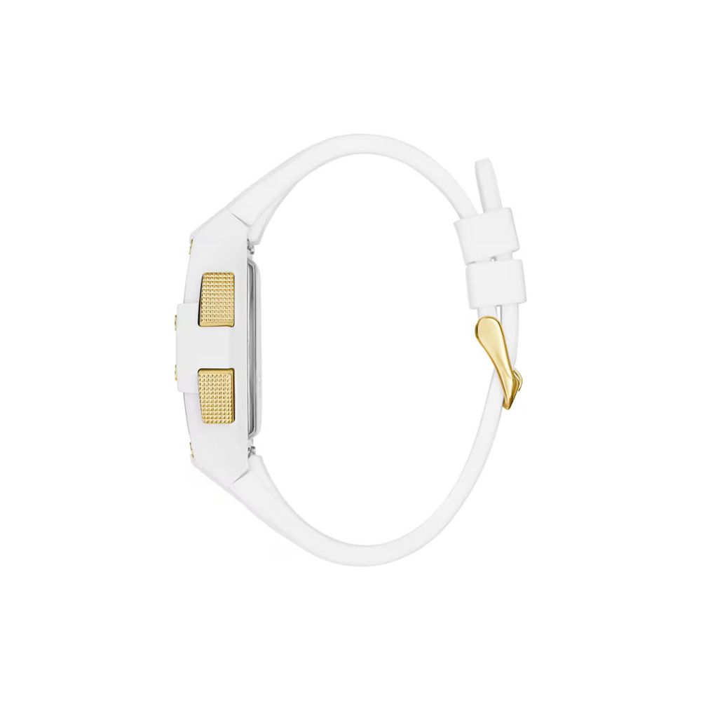 Guess White Synthetic Digital Watch