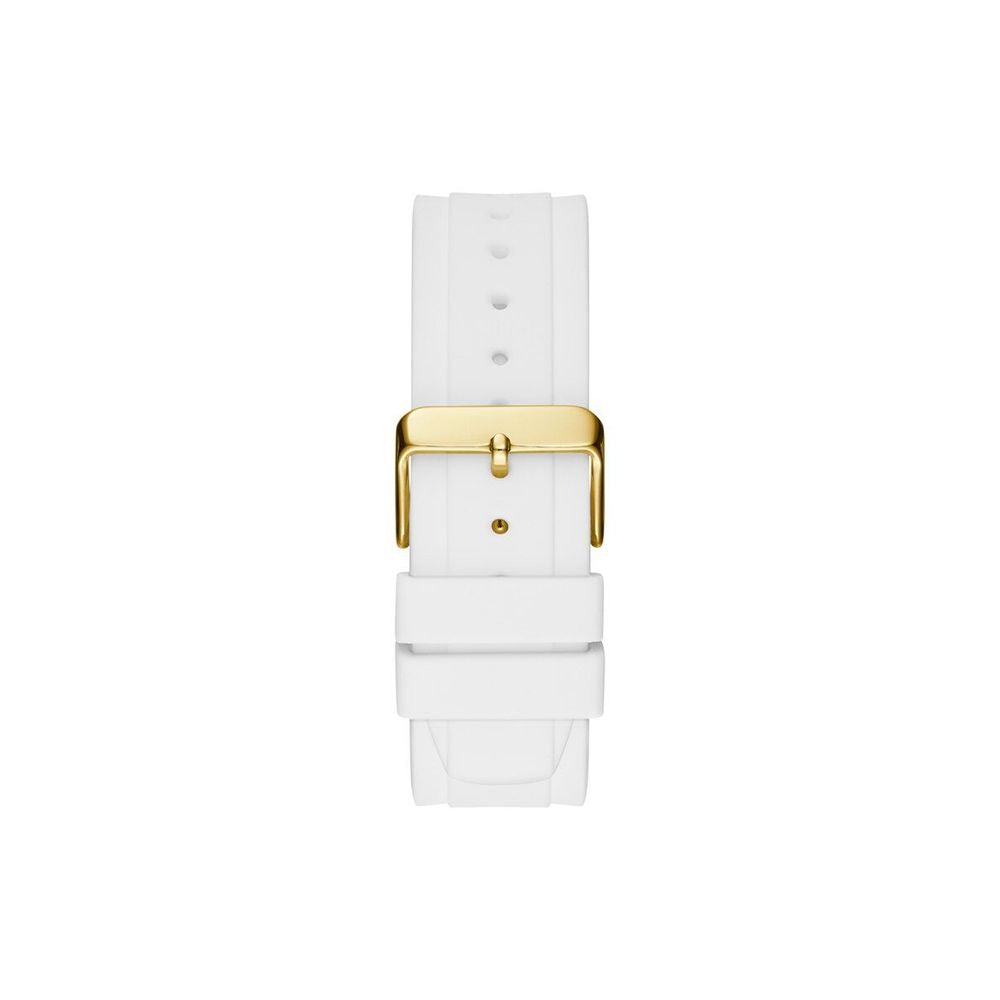Guess White Synthetic Digital Watch
