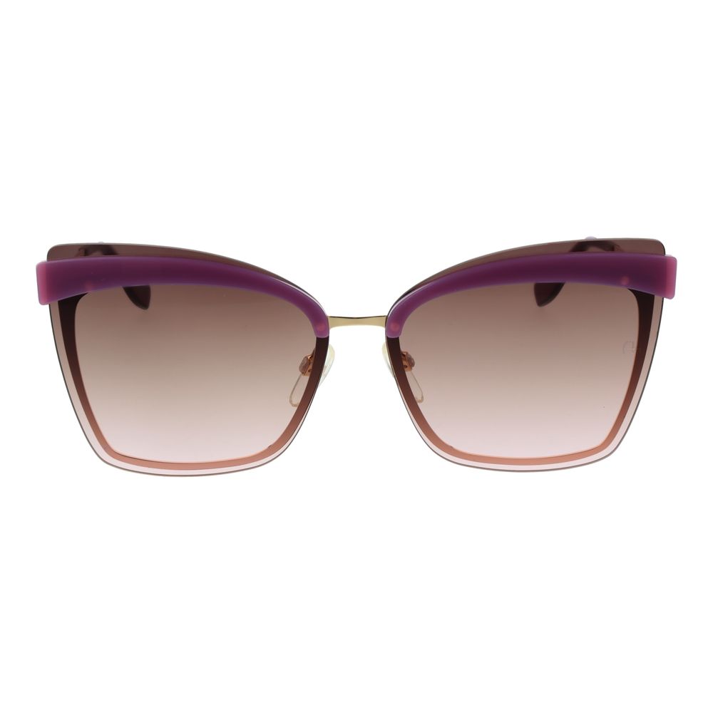Ana Hickmann Purple Metal Sunglasses