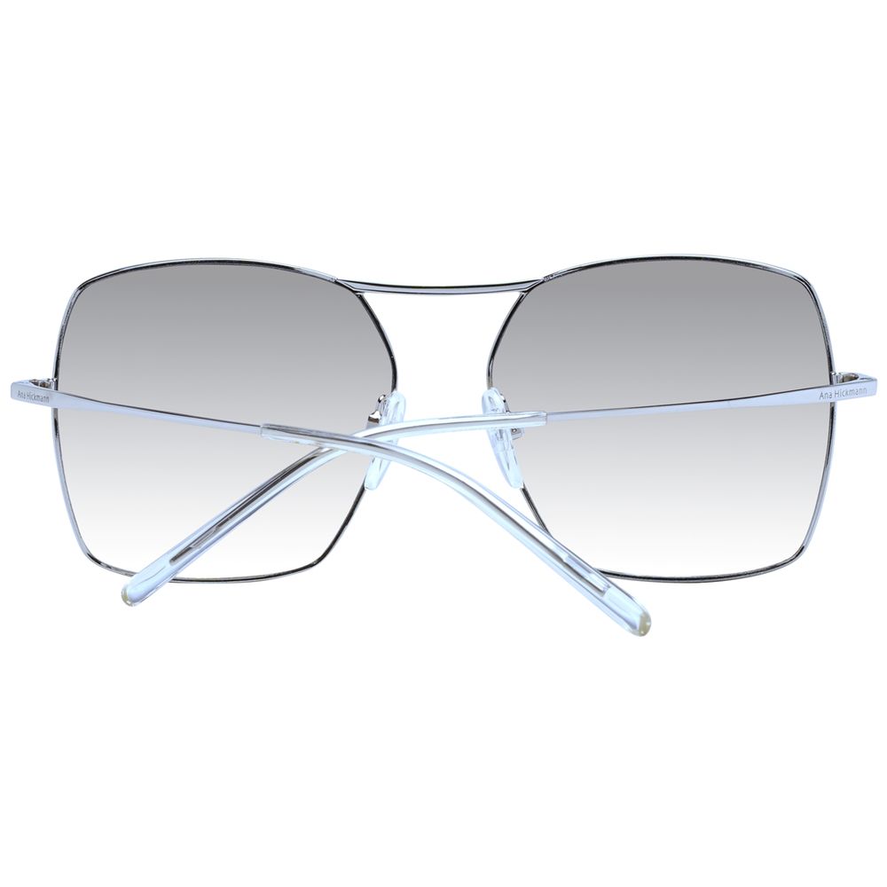 Ana Hickmann Gray Metal Sunglasses