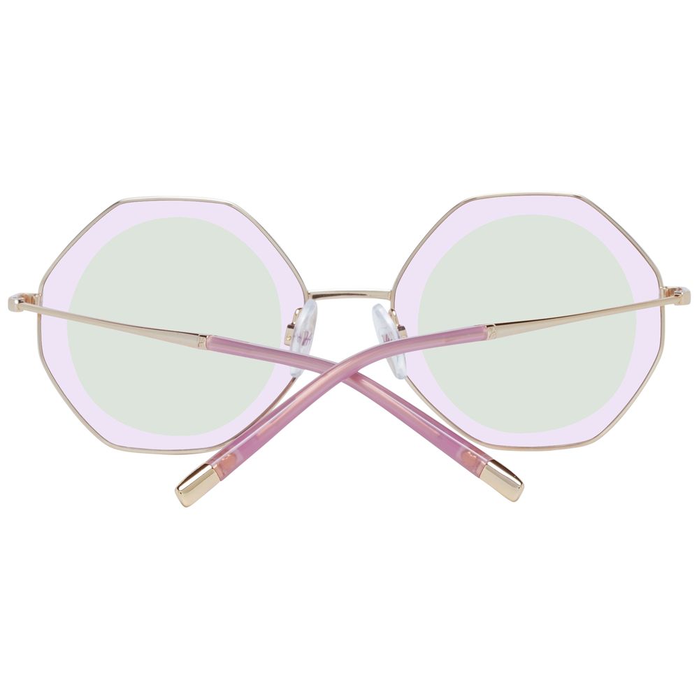 Ana Hickmann Gold Metal Sunglasses