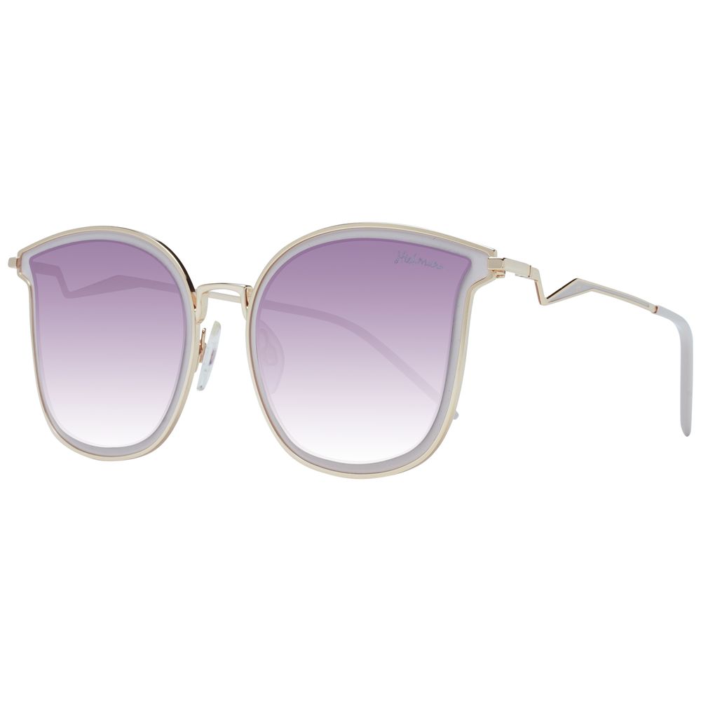 Ana Hickmann Beige Metal Sunglasses