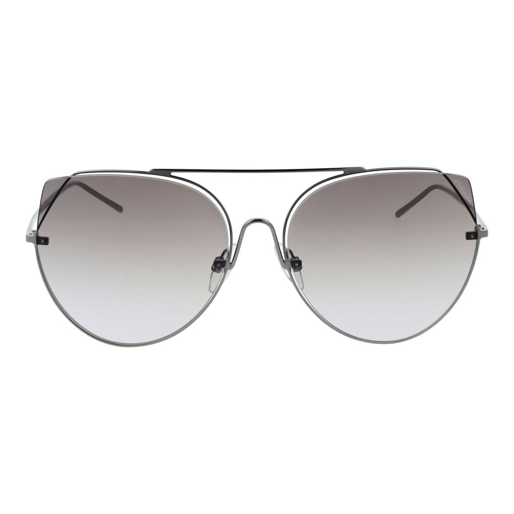 Ana Hickmann Gray Metal Sunglasses