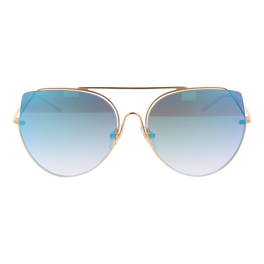 Ana Hickmann Gold Metal Sunglasses