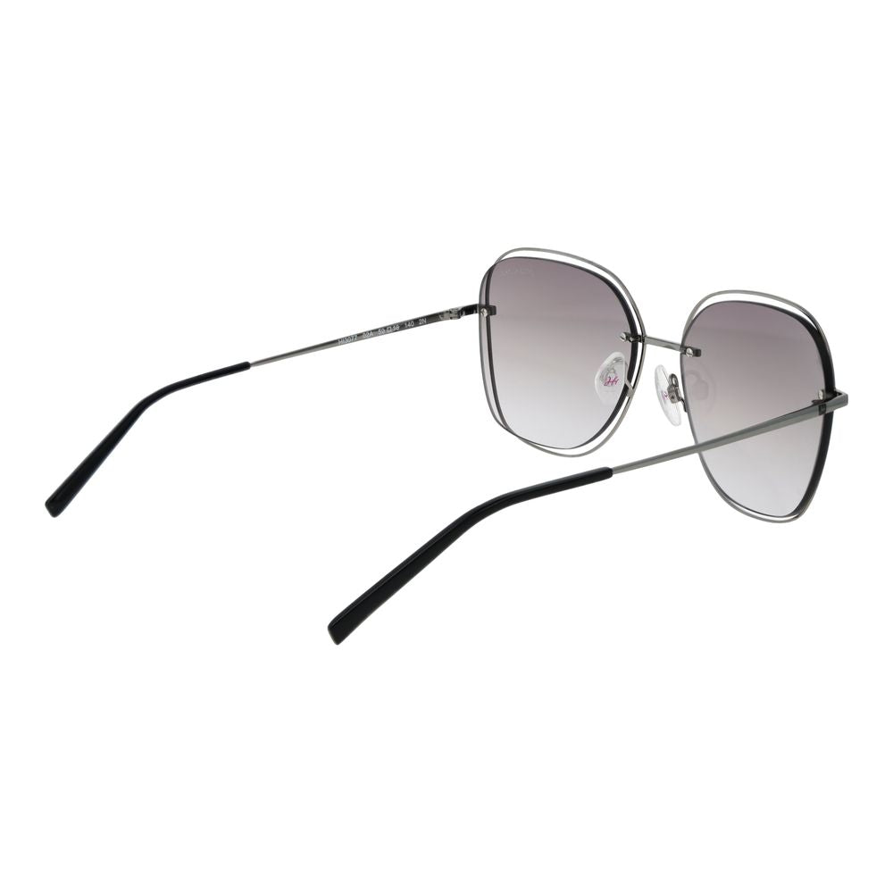 Ana Hickmann Gray Metal Sunglasses