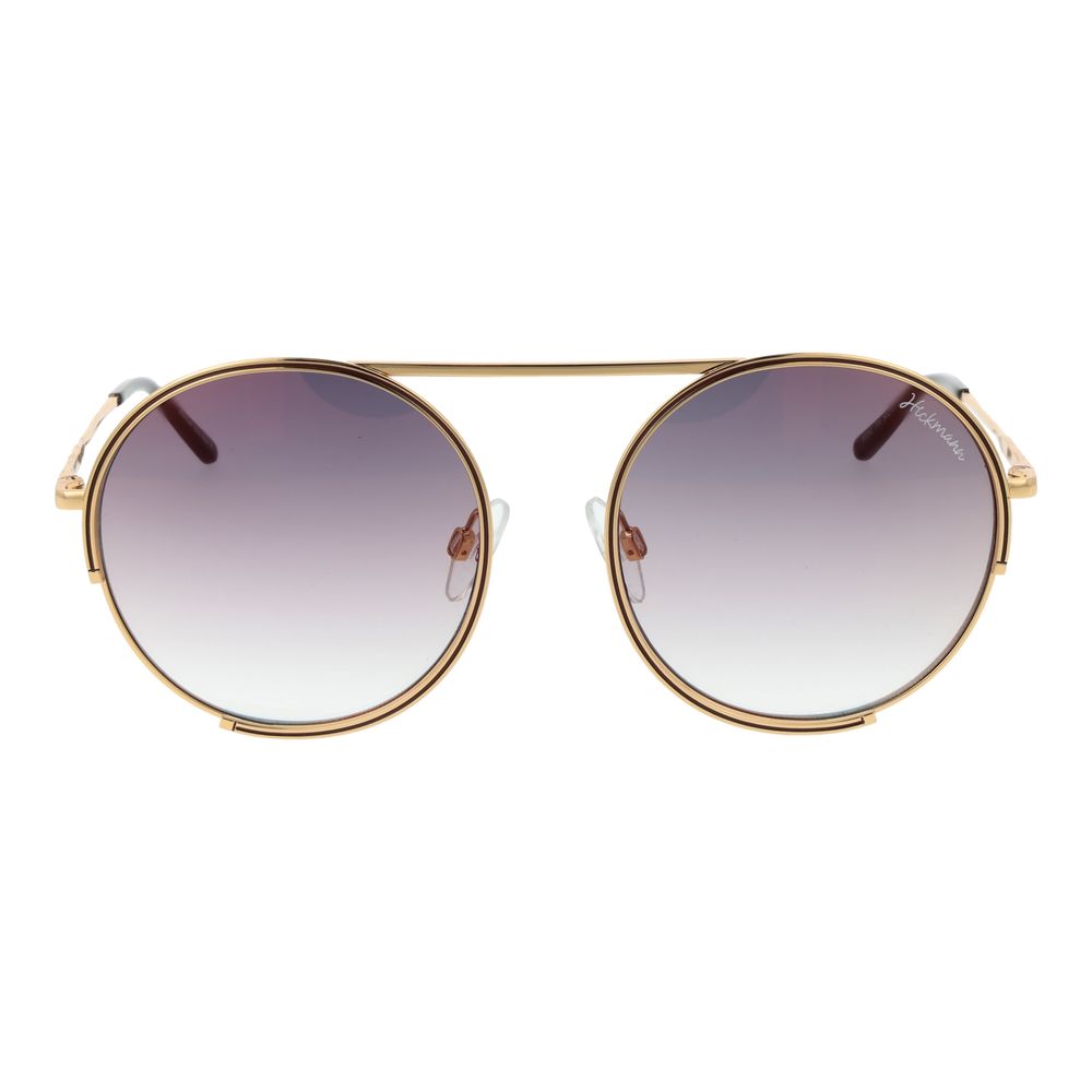 Ana Hickmann Gold Metal Sunglasses