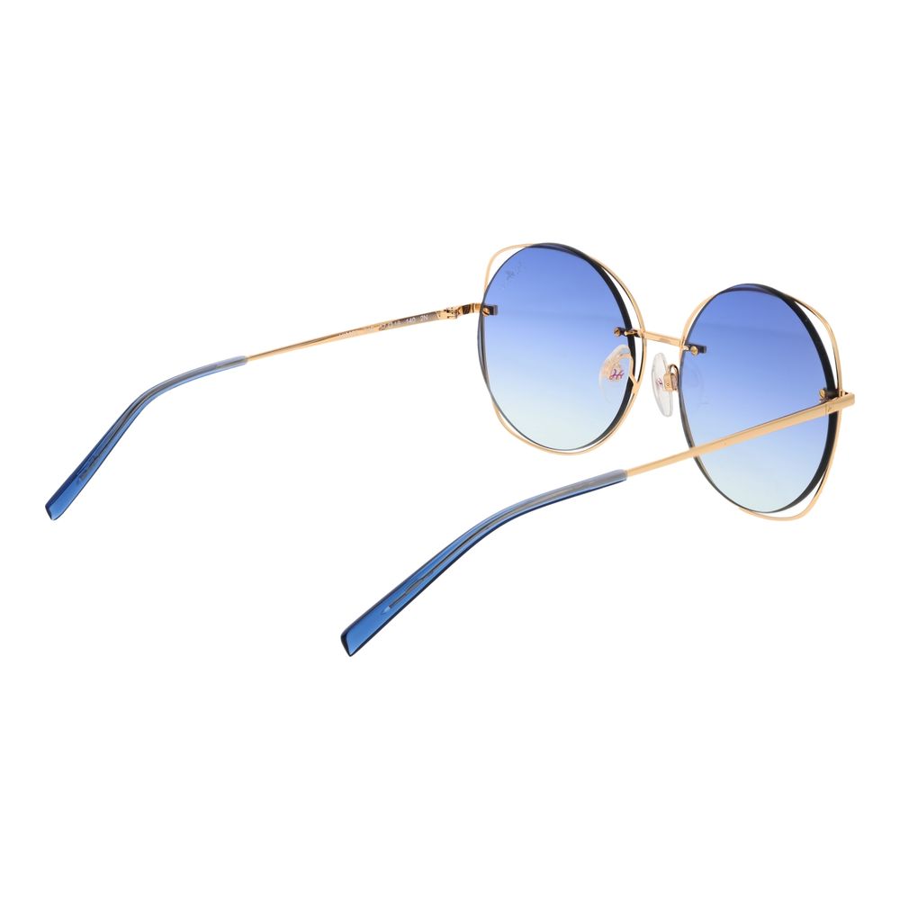 Ana Hickmann Gold Metal Sunglasses
