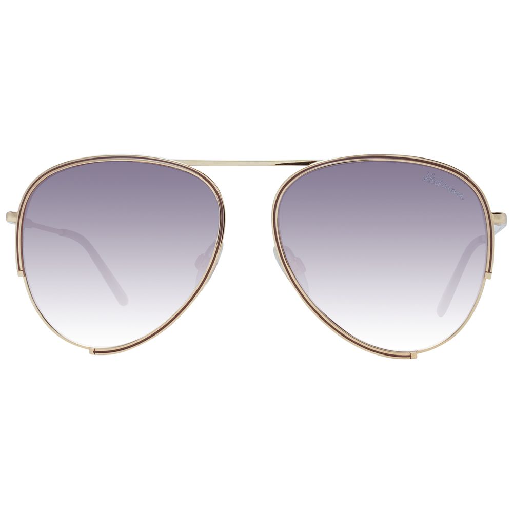 Ana Hickmann Gold Metal Sunglasses