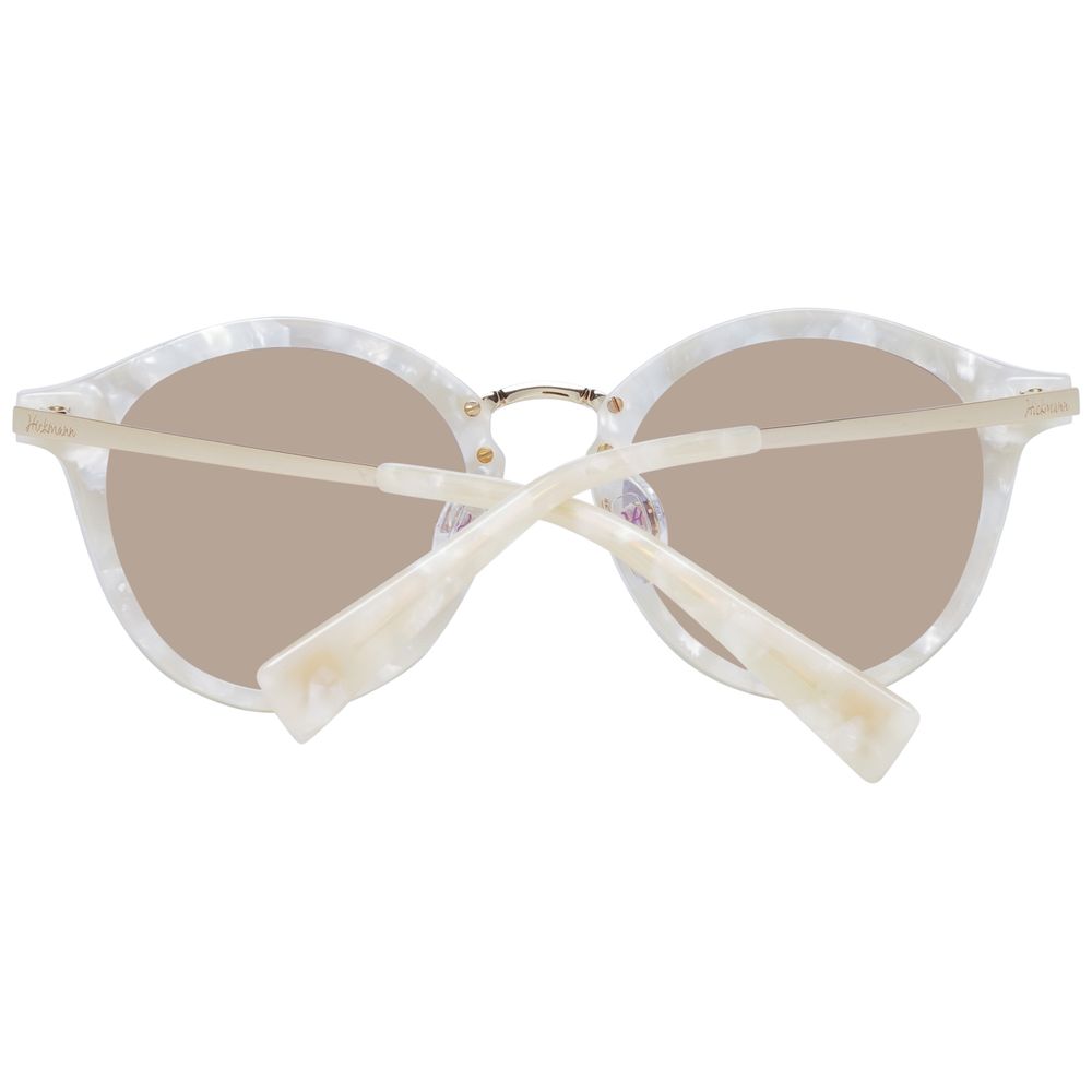 Ana Hickmann Beige Plastic Sunglasses