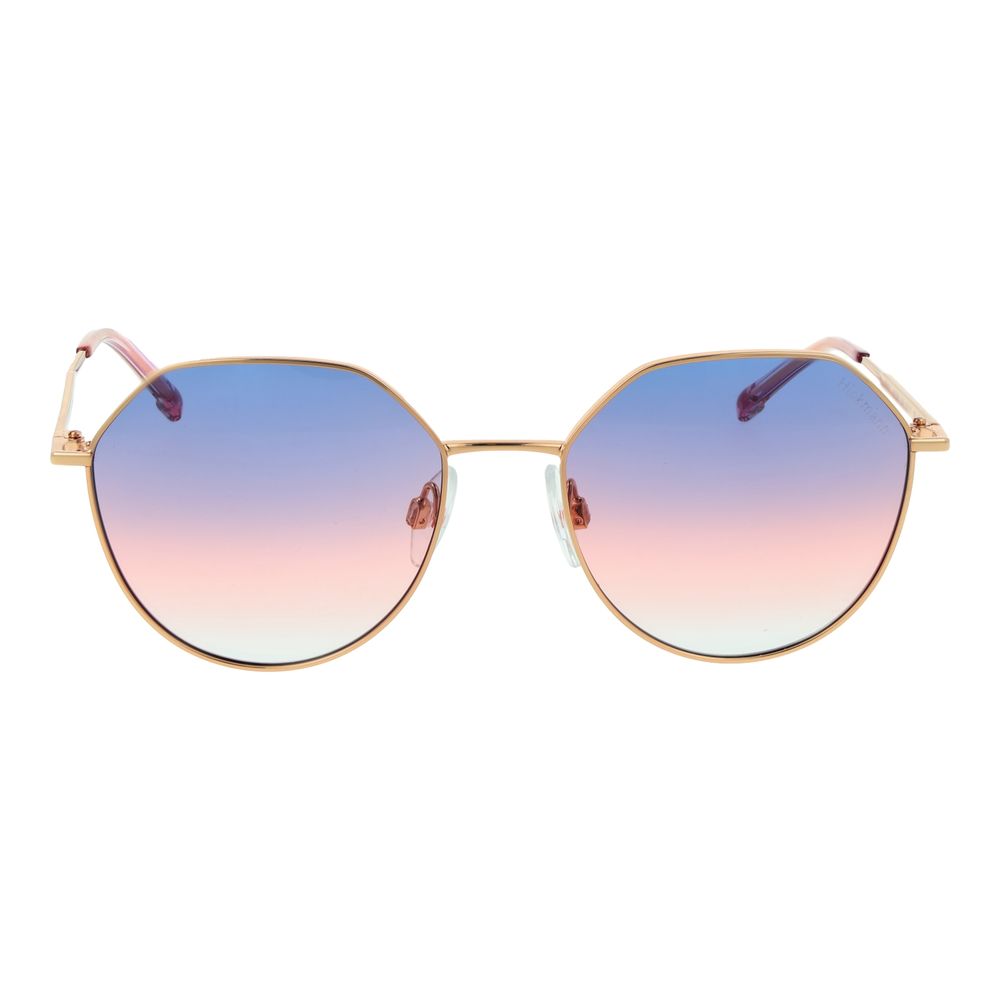 Ana Hickmann Gold Metal Sunglasses