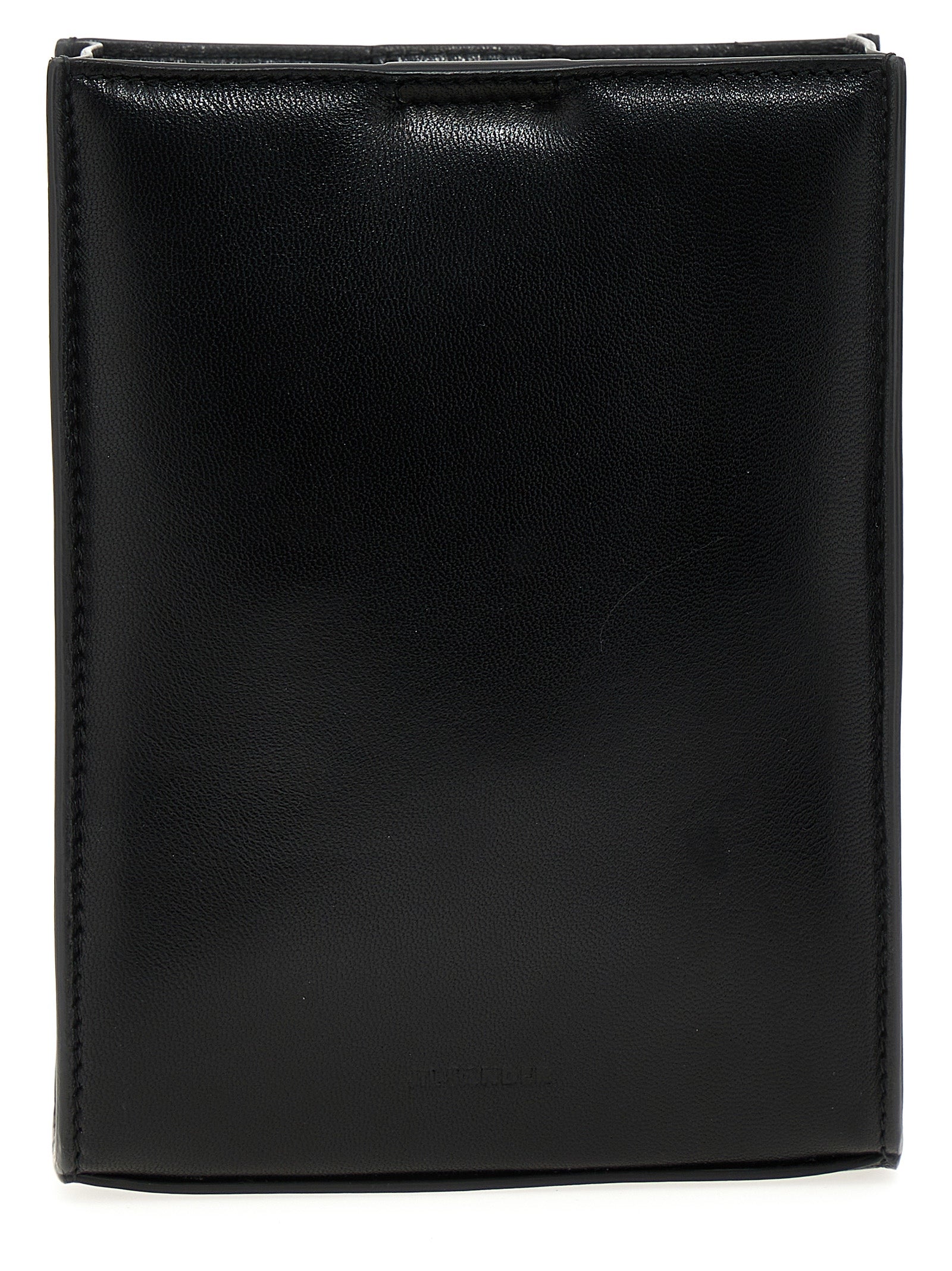 Jil Sander Black Calfskin Crossbody Bag