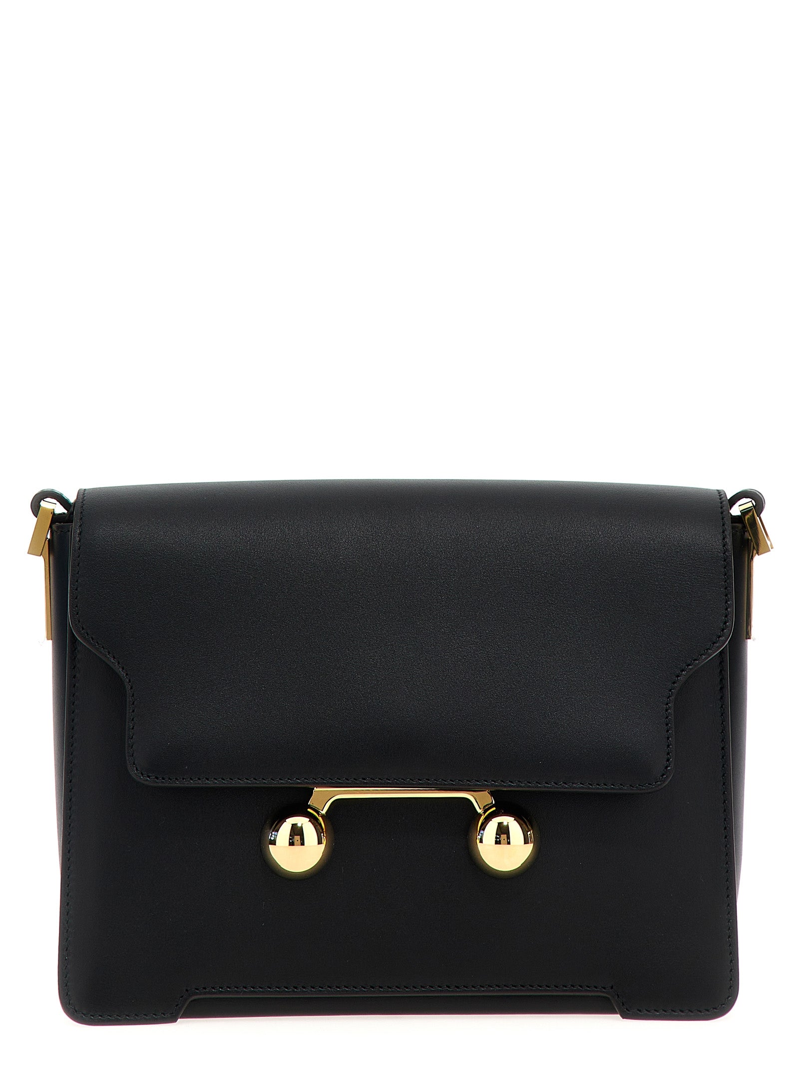 Marni Black Calfskin Shoulder Bag