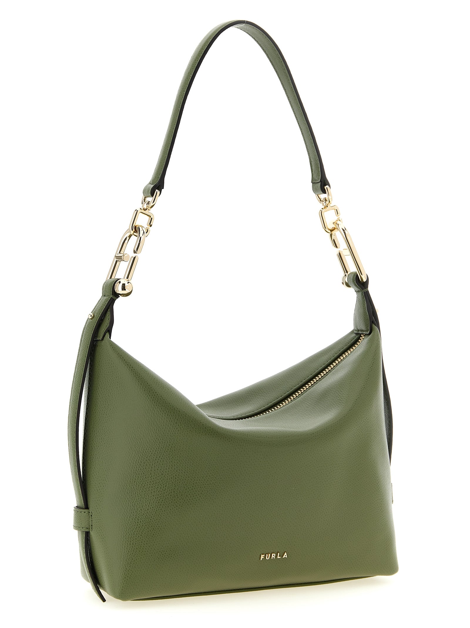 Furla Bicolor Calfskin Shoulder Bag