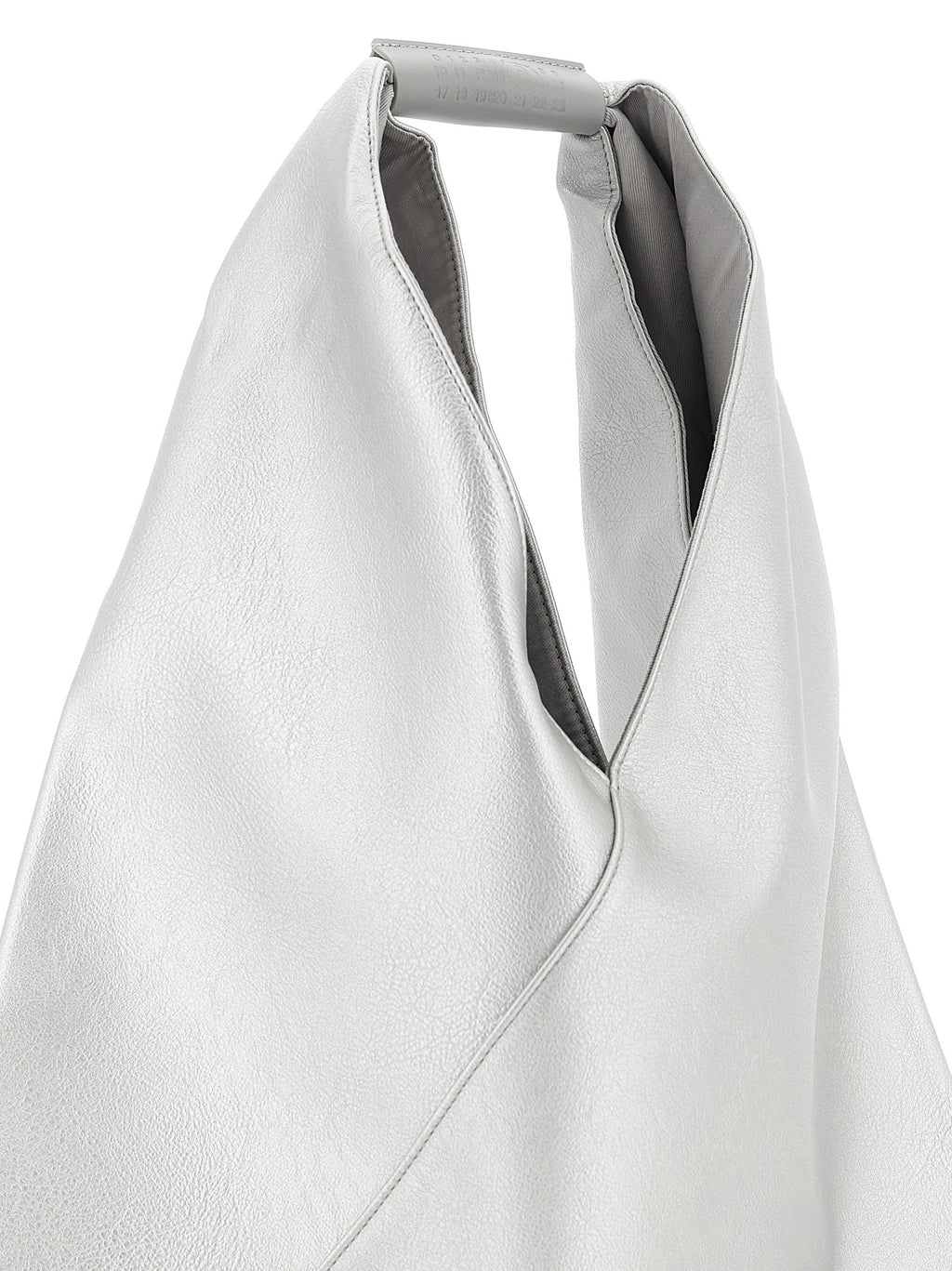 MM6 Maison Margiela Silver Polyethylene Handbag