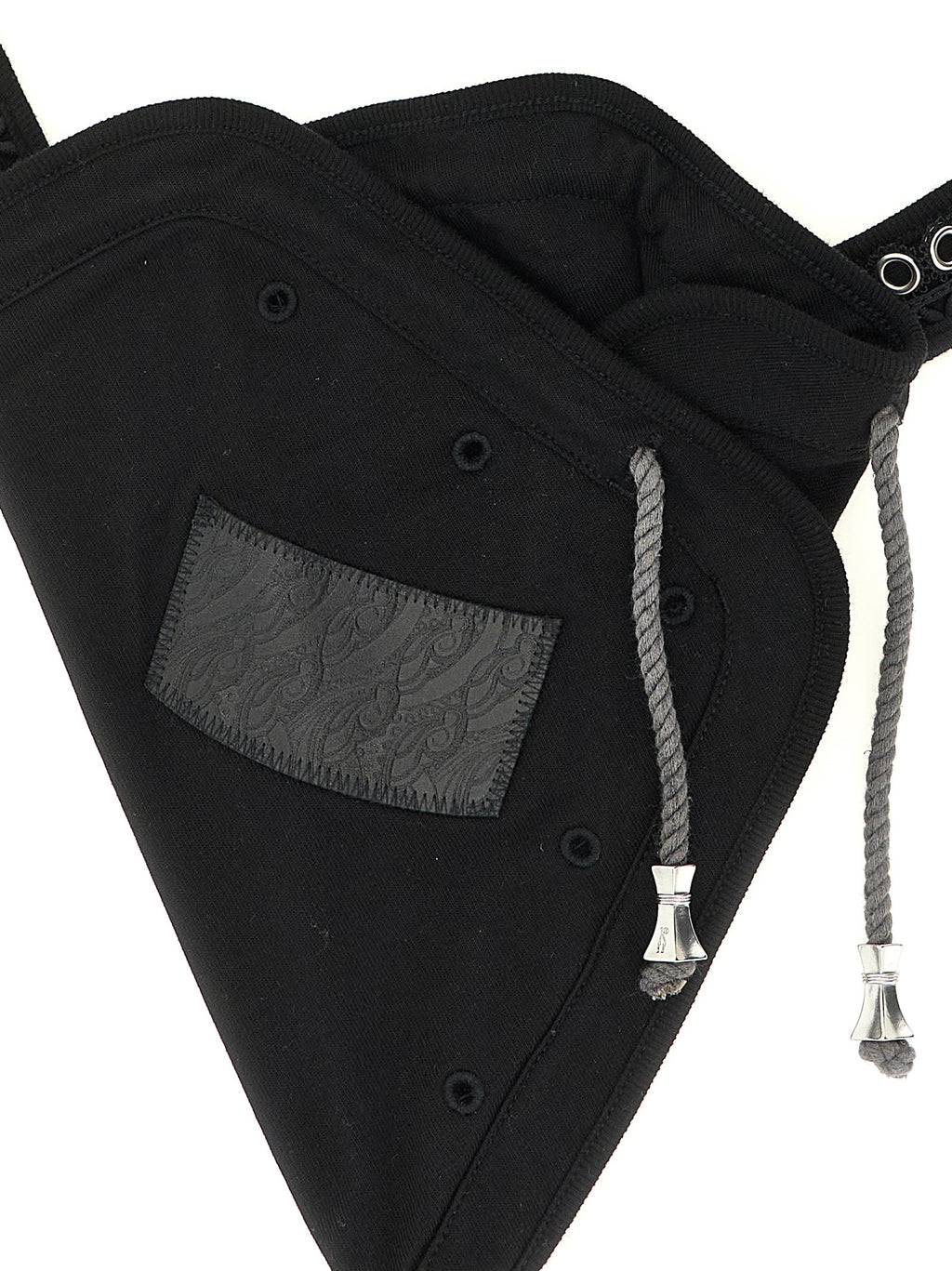 Kiko Kostadinov Black Cotton Crossbody Bag