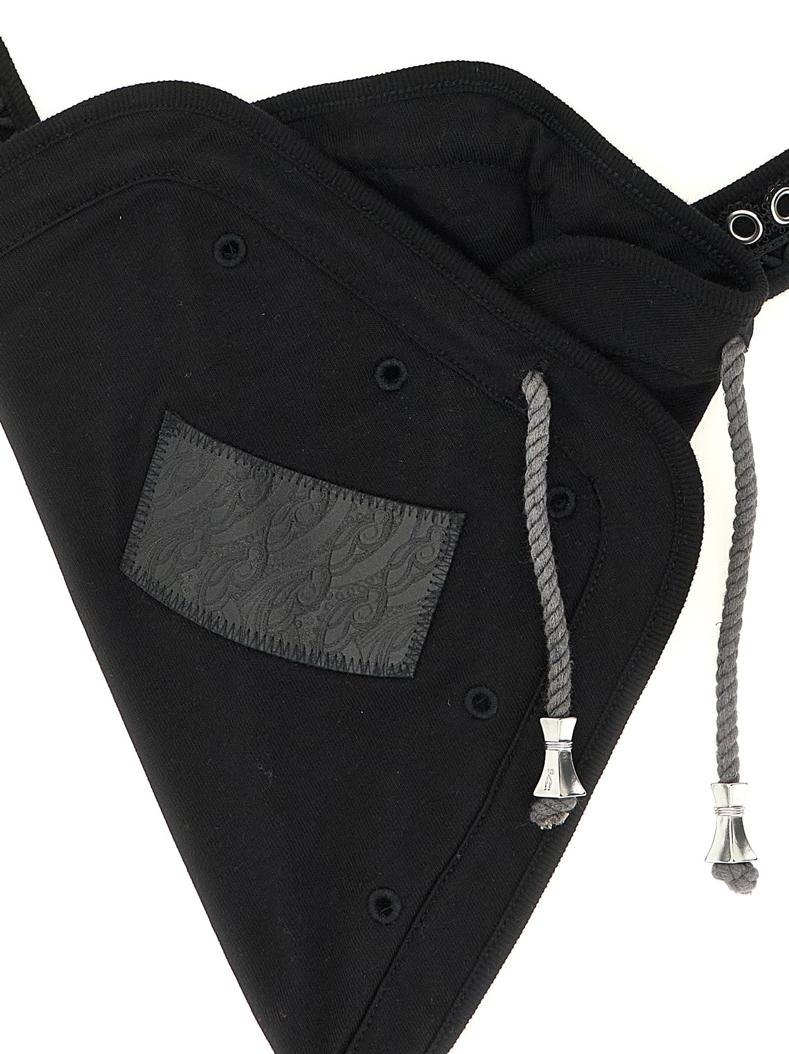 Kiko Kostadinov Black Cotton Crossbody Bag