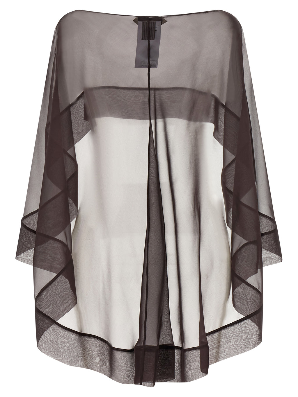 Alberta Ferretti Brown Silk Scarf