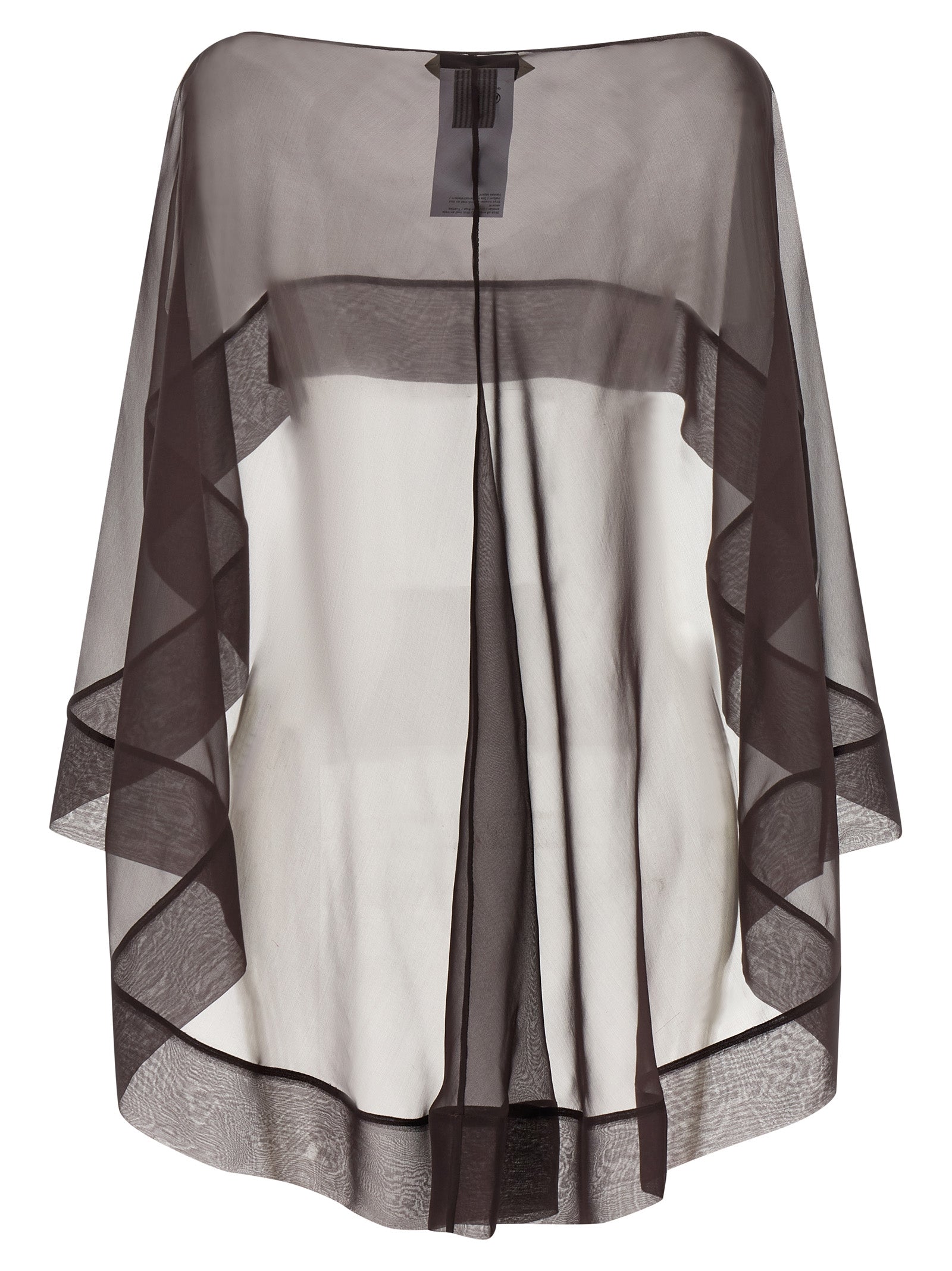 Alberta Ferretti Brown Silk Scarf