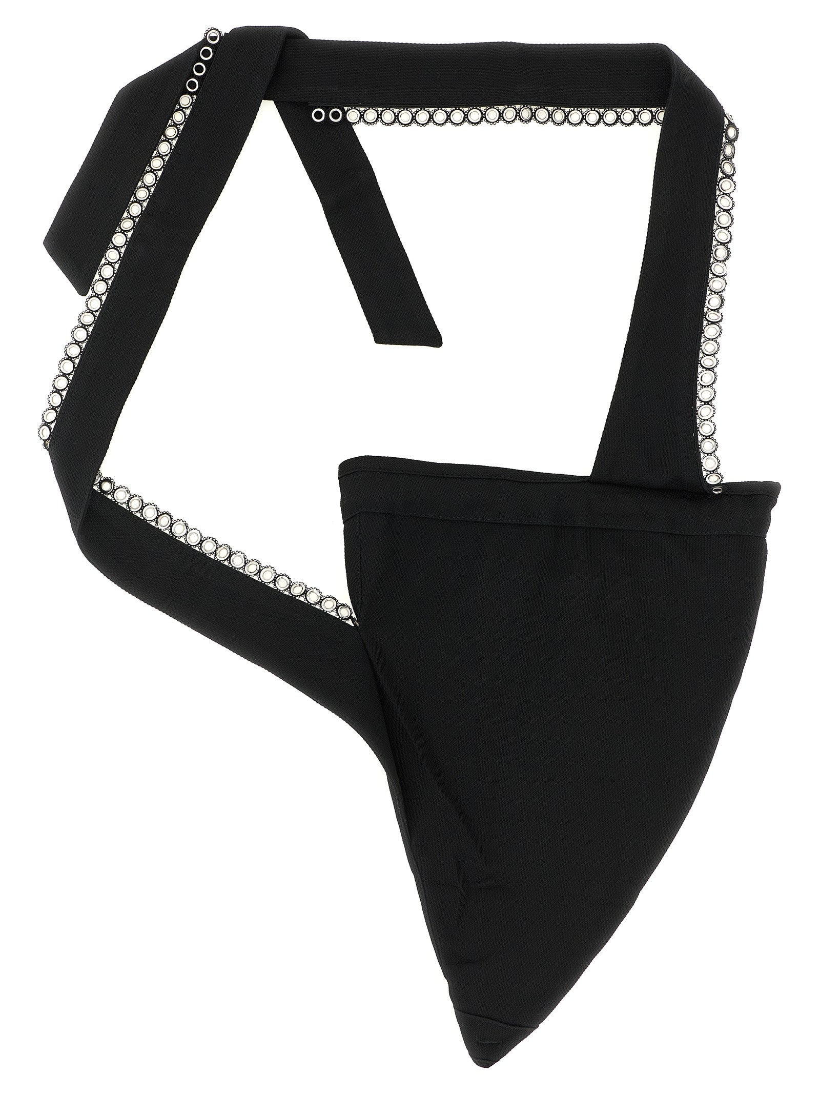 Kiko Kostadinov Black Cotton Crossbody Bag