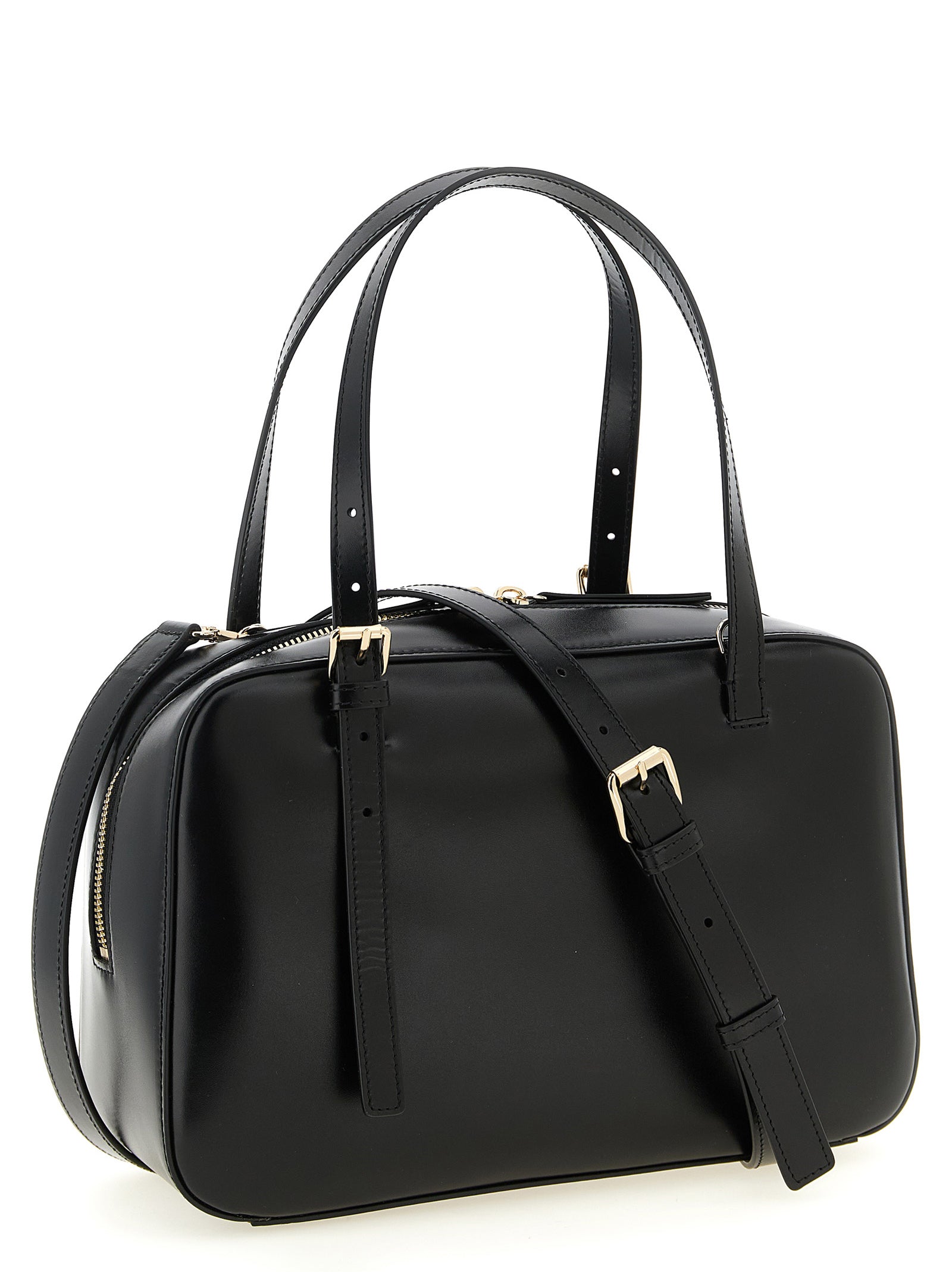A.P.C. Black Cowhide Handbag