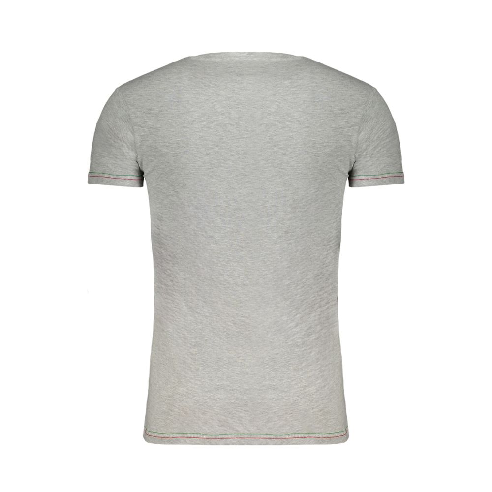 Aeronautica Militare Brown Cotton Men T-Shirt