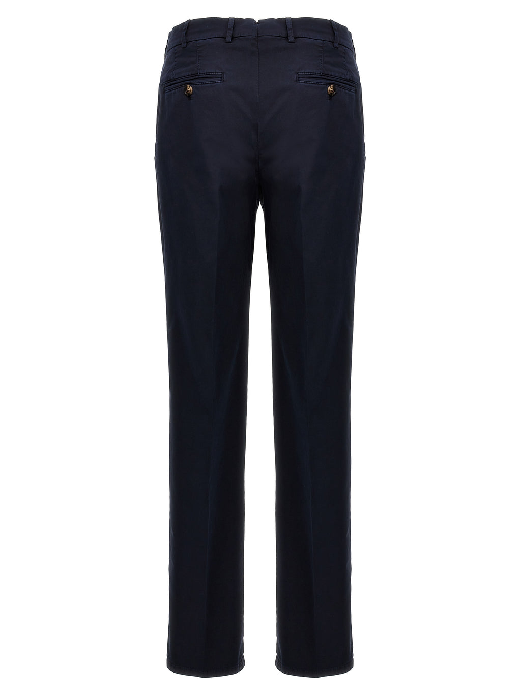 Brunello Cucinelli Blue Cotton Casual Pants