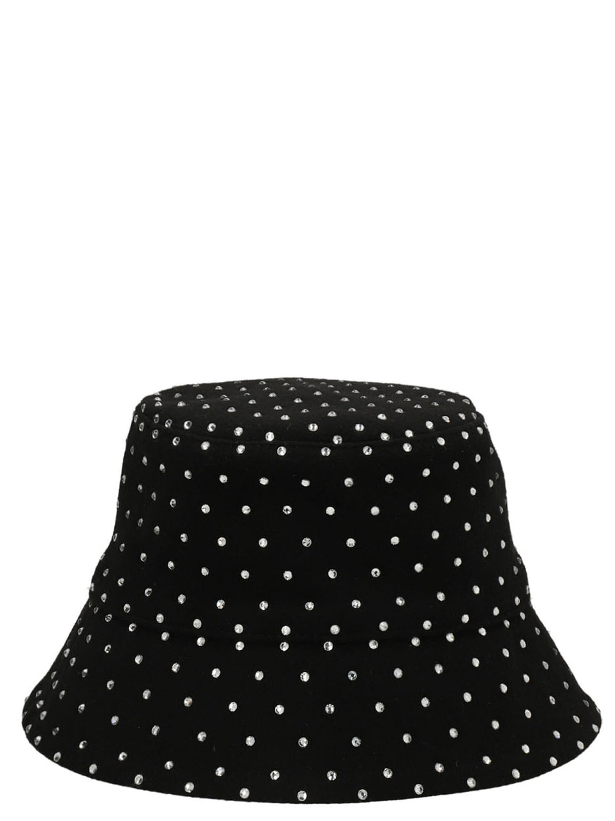 RUSLAN BAGINSKIY Black Wool Bucket Hat