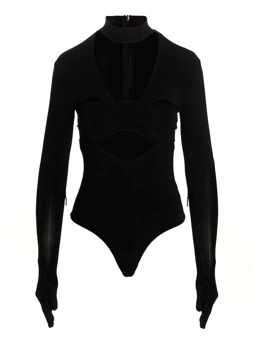 Ambush Black Viscose Bodysuit