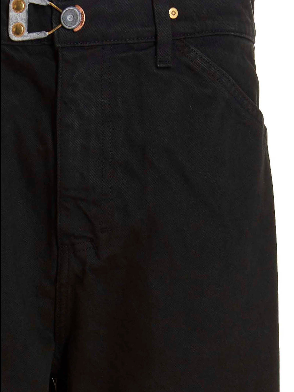 Objects IV Life Gray Cotton Straight-Leg Jeans