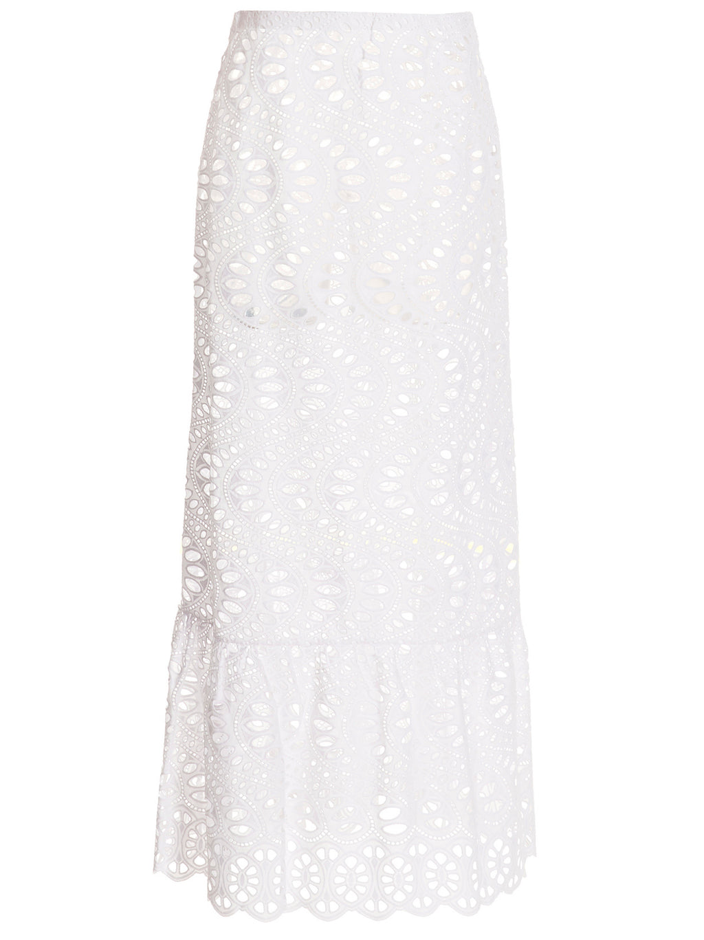 Giambattista Valli White Cotton Mini Skirt