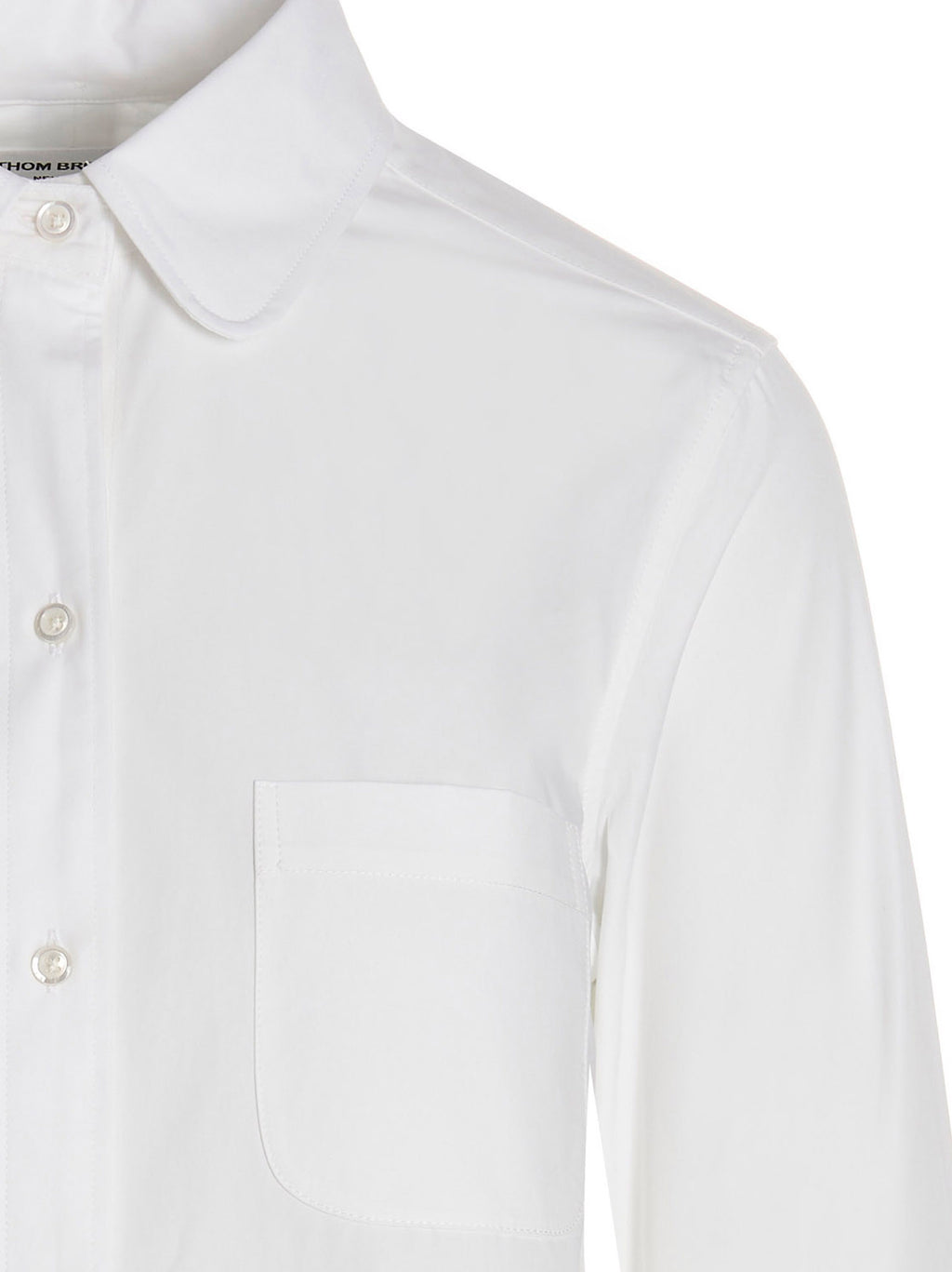 Thom Browne White Cotton Blouse