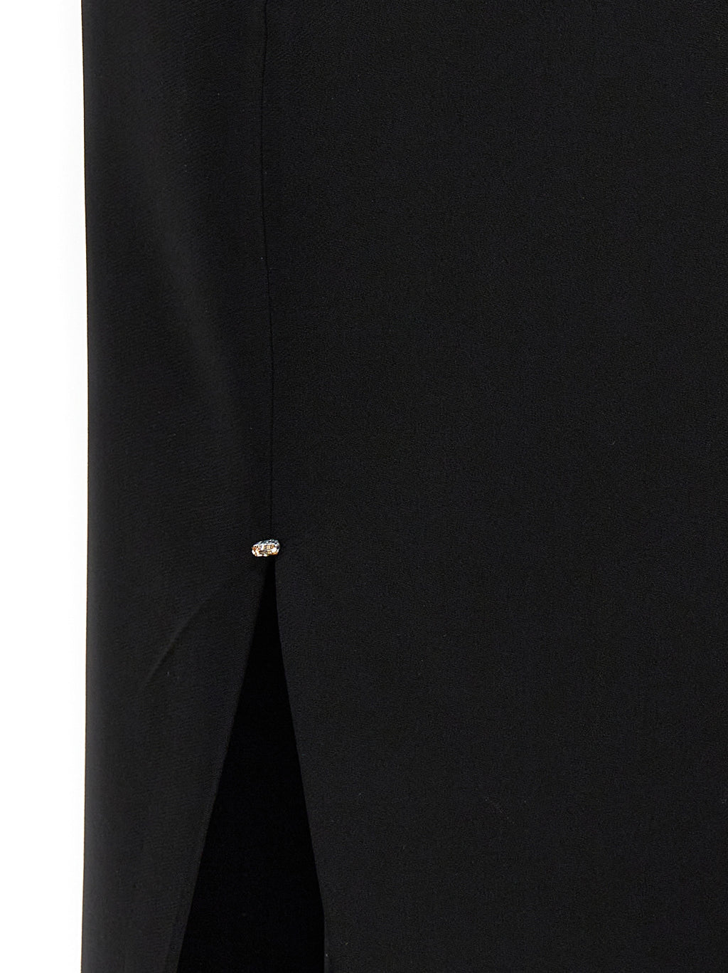 Sportmax Black Viscose Long Skirt
