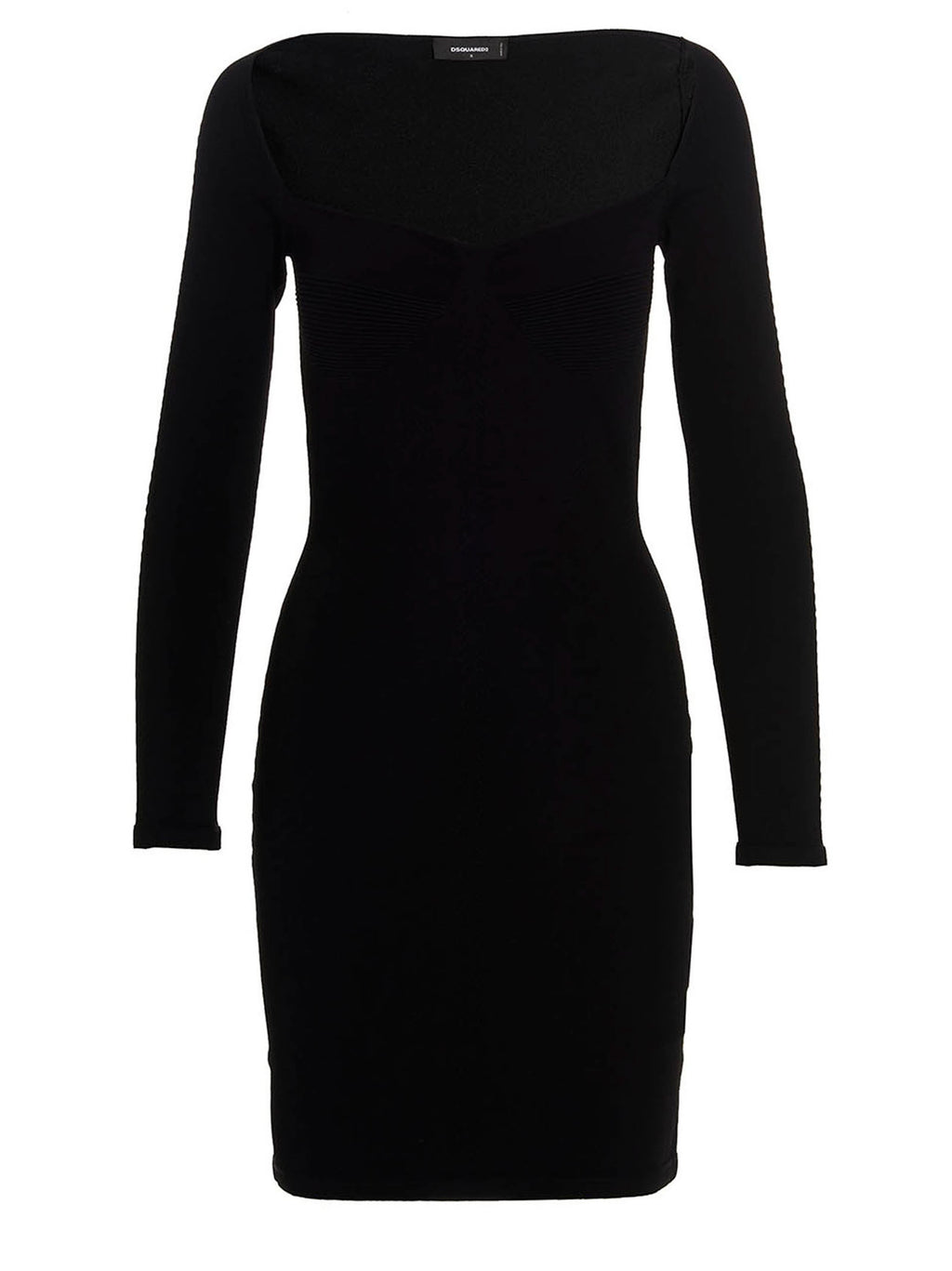 Dsquared² Black Viscose Mini Skirt