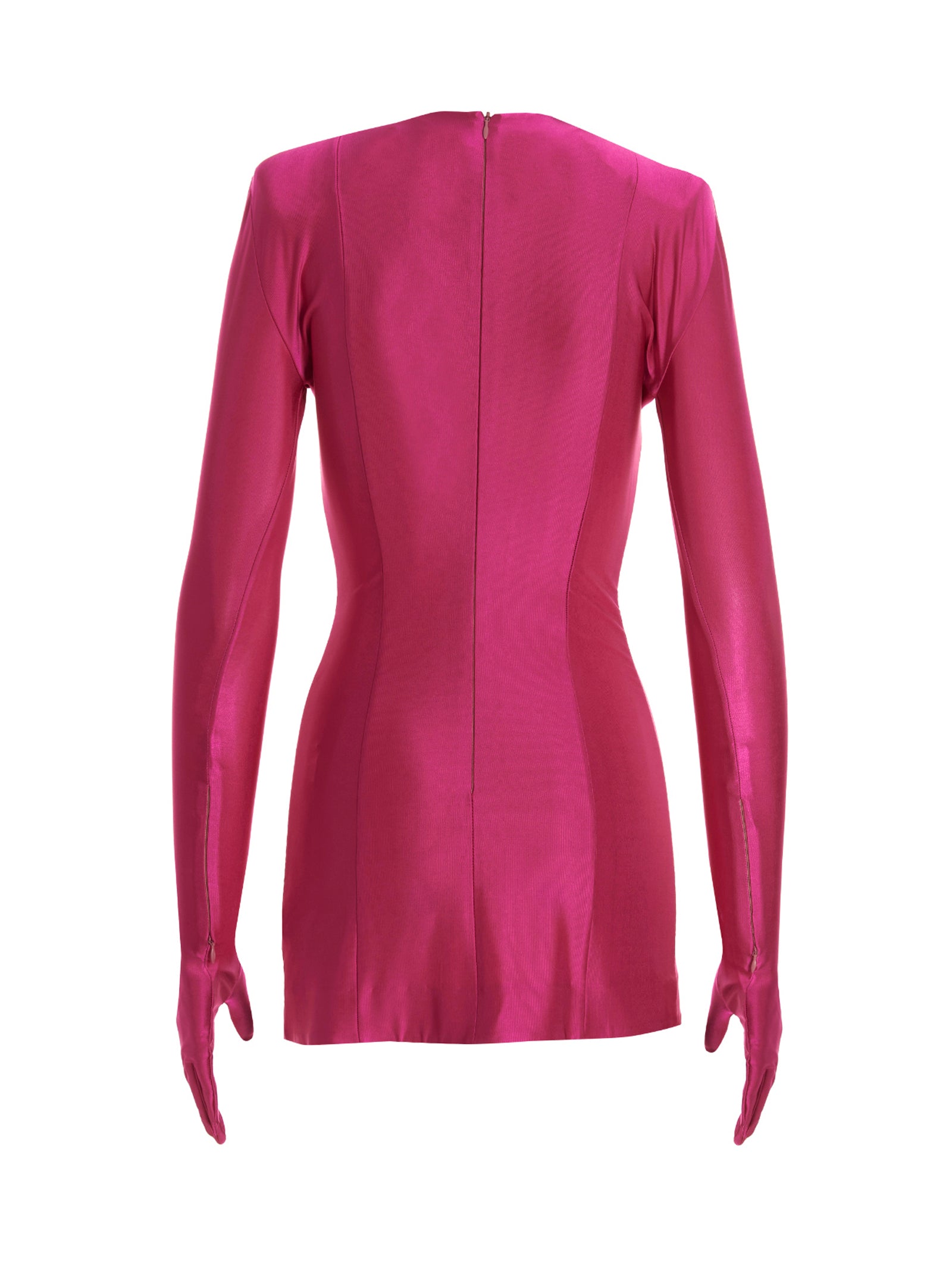 Vetements Fuchsia Viscose Short Dress