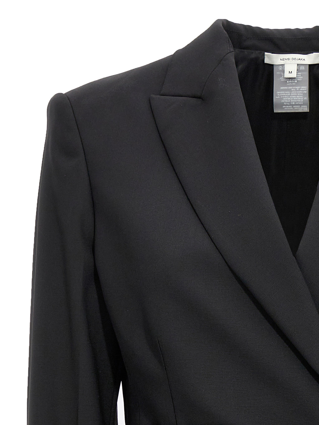 Nensi Dojaka Black Virgin Wool Blazer
