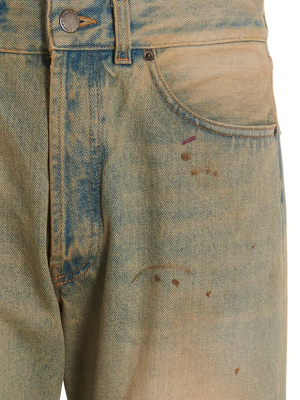 Darkpark Blue Cotton Jeans Denim