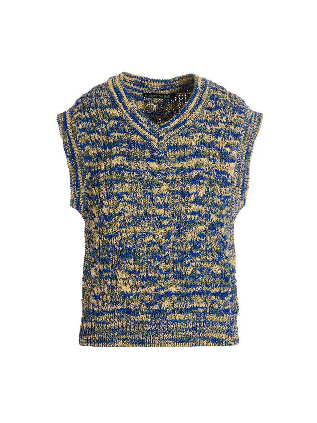 Andersson Bell Multicolor Cotton Sleeveles Sweater