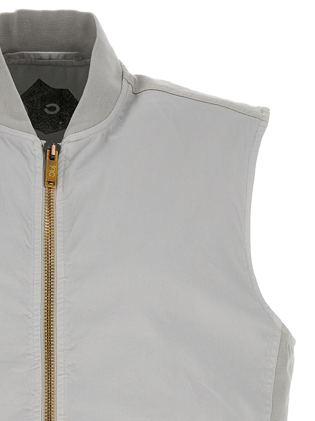 Objects IV Life Gray Cotton Sleeveless Jacket