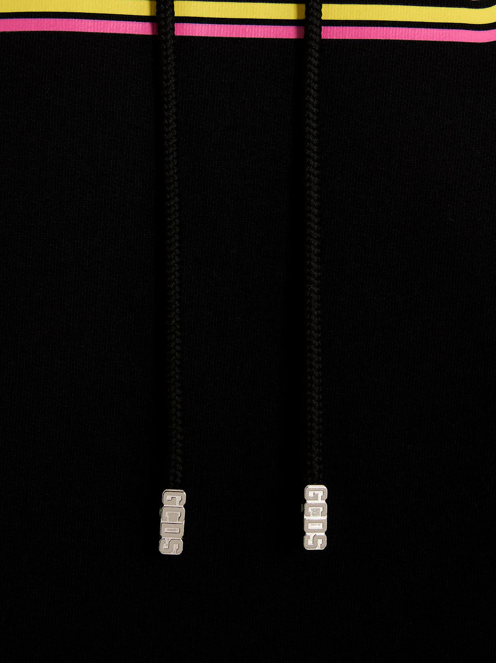 GCDS Black Cotton Sweatshirt