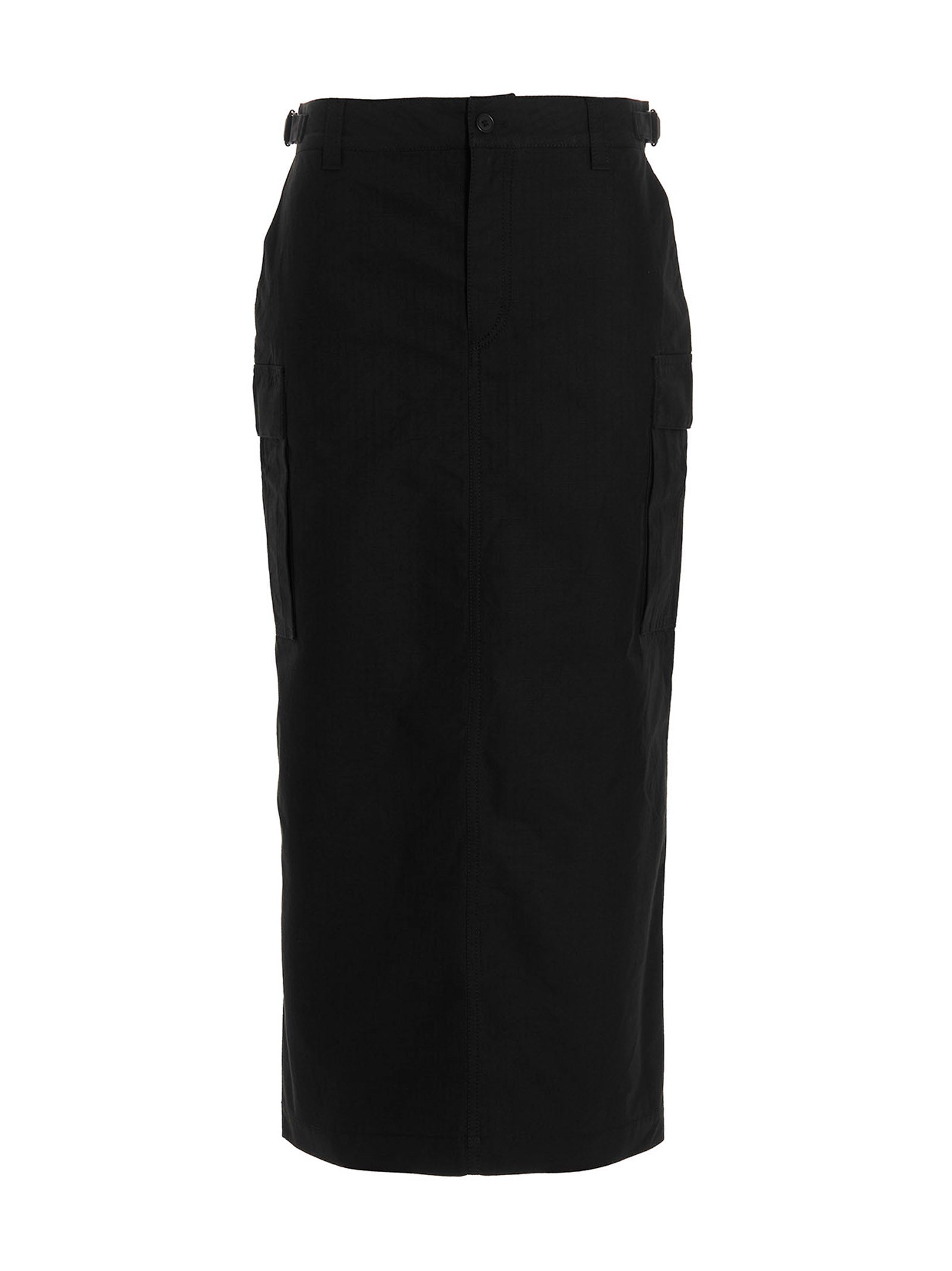 Wardrobe.Nyc Black Cotton Midi Skirt