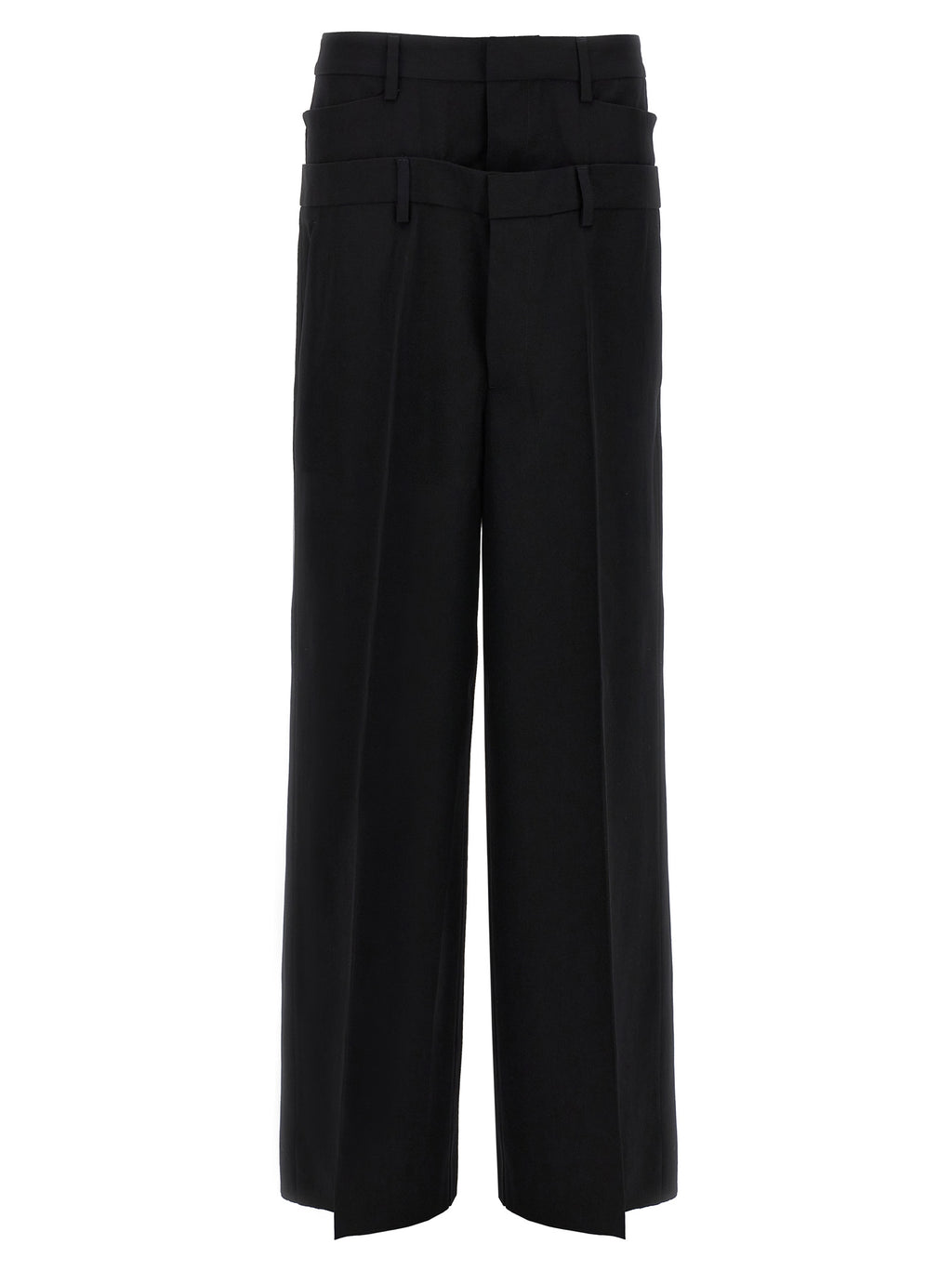 Dsquared² Black Virgin Wool Dress Pants